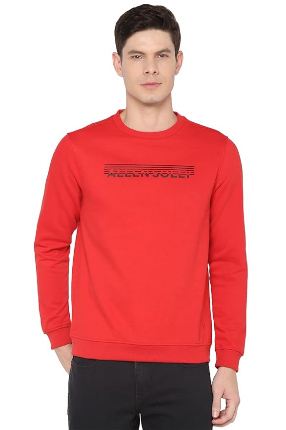 Allen Solly Men Cotton Crew Neck Sweatshirt