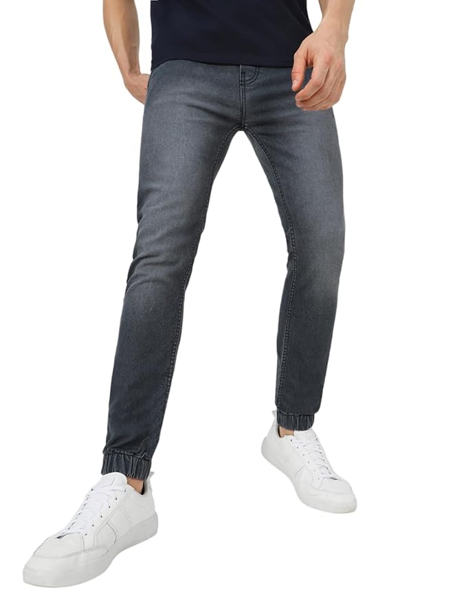 Urbano Fashion Men's Slim Fit Joggers (hpsjogger-mgrey-30-01_Grey_30)