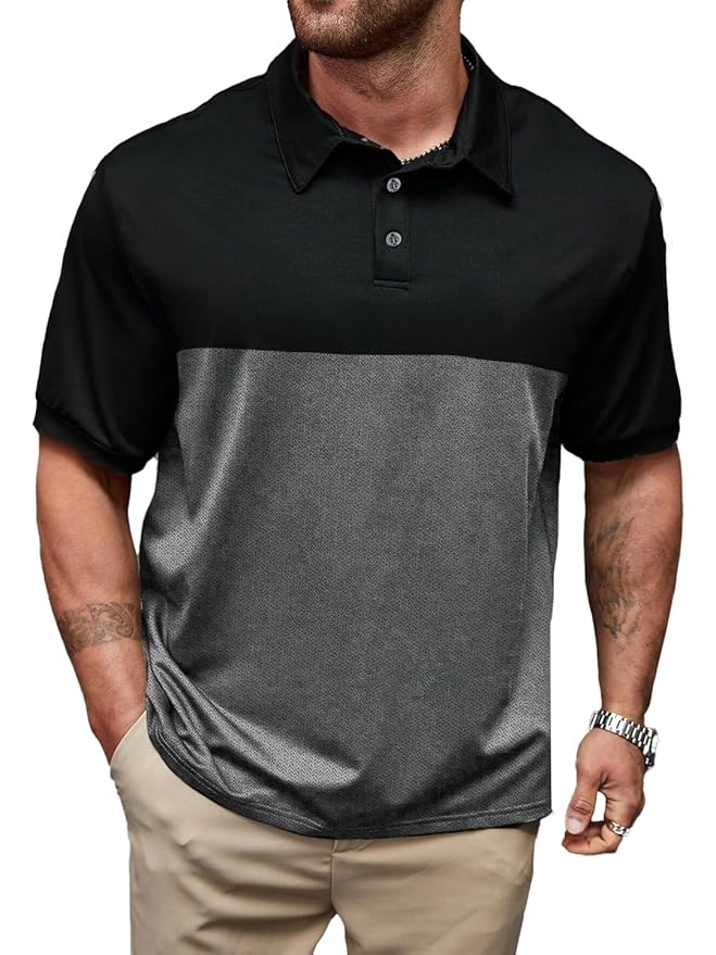 LEOTUDE Men Matty Stylish Regular Fit Polo T-Shirt