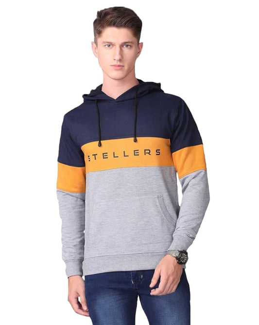 STELLERS Men's Premium Sweatshirt| Feather Touch Feel | Warm| Regular Fit| Odour Resistant| Anti-Static| Wrinkle Free | Quick Dry | Stretchable | Lightweight | Sweat-Proof