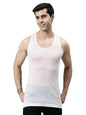 Lux Cozi Men's White Premium Cotton Vest