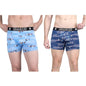 Men's Nylon Stretch Printed Trunk | Ultra-Soft, Breathable Innerwear for Men | Stylish & Supportive Fit