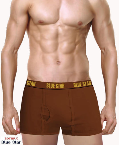 Men's Super Combed Cotton Trunk (Pack of 5)| Combo Brief with Ultrasoft Waistband| Regular Fit Solid Colors Underwear