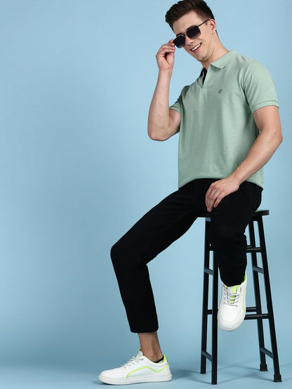 Lux Cozi Men's Cotton Regular Fit Polo T-Shirt