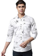 Majestic Man Men's Cotton Slim Fit Printed Casual Shirt