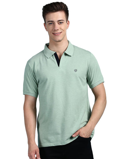 Lux Cozi Men's Cotton Regular Fit Polo T-Shirt