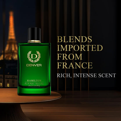 Denver Hamilton & Imperial Perfume - 100 ML Each, Pack of 2 |Long Lasting Perfume Body Scent For Men