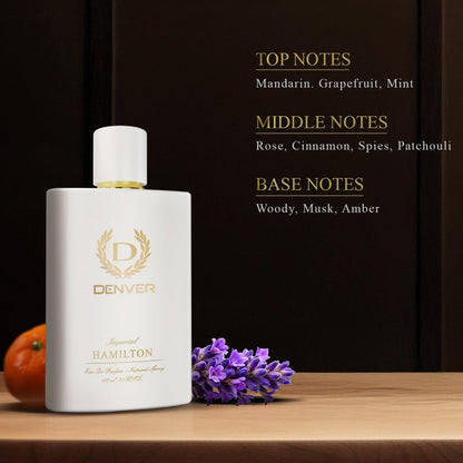 Denver Hamilton & Imperial Perfume - 100 ML Each, Pack of 2 |Long Lasting Perfume Body Scent For Men