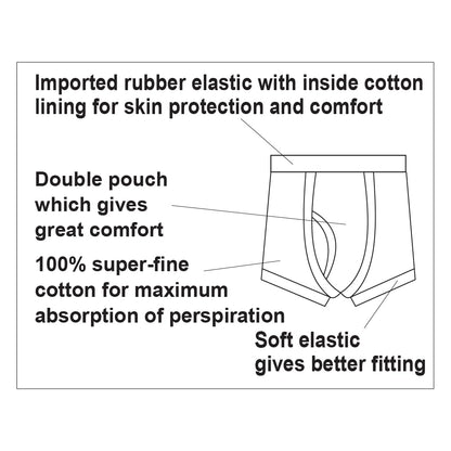 Men's Cotton Trunk | Multicolor | Gent's Underwear | Boy's Innerwear | Pack of 1 | Regular Fit