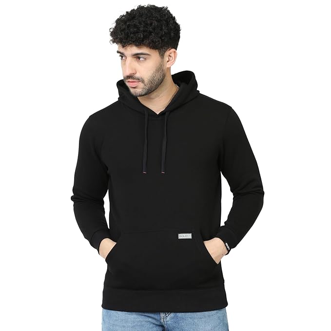 Boldfit Hoodies for Man Hooded Sweatshirt for Man high Neck Hoodie for Men Solid Sweatshirts for Men Winter Hoodie for Boys Sweatshirt with Hoodies high Neck Drawstring Hooded Sweat Shirt