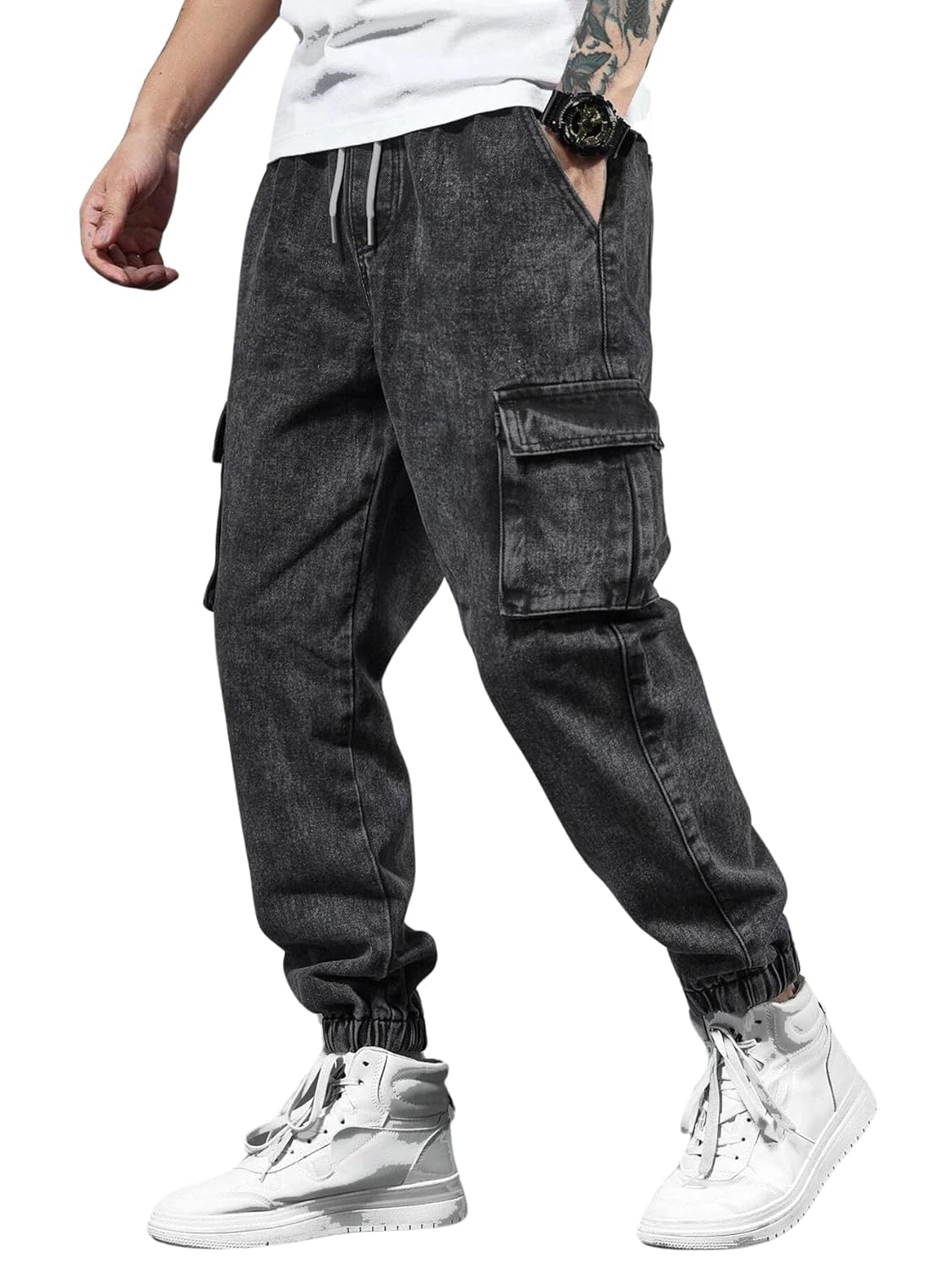 Lymio Men's Regular Fit Mid Rise Jeans || Stylish Jeans (Jeans-13-14)