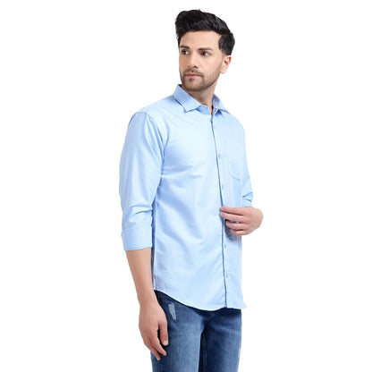 Tee Projekt Premium Plain Cotton Shirt for Men | Cotton Shirt | Casual Shirt | Solid Shirt | Full Sleeves | Formal Shirt