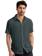 Shirt for Men | Shirts for Mens Men's | Short Sleeve Button Down || Collared Casual Formal Soild Casual Wear