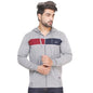 Men's Hooded Sweatshirt with Zipper Closure (Pack of 1 Hoodie for Men) Light Grey