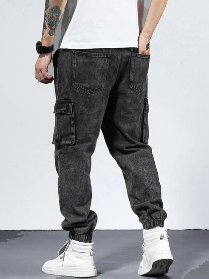 Lymio Men's Regular Fit Mid Rise Jeans || Stylish Jeans (Jeans-13-14)