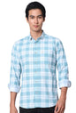 Majestic Man Men Box Checkered Slim Fit Cotton Casual Shirt