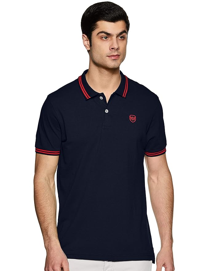 Max Men's Cotton Slim Fit Polo T-Shirt