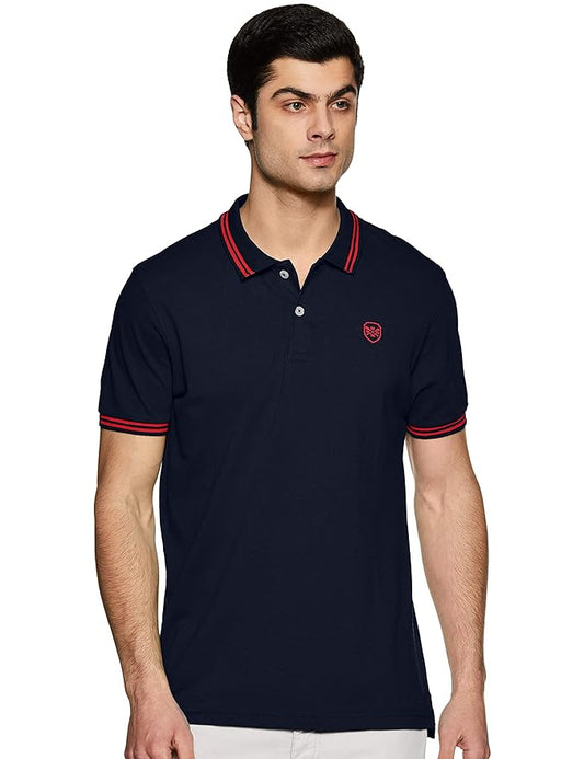 Max Men's Cotton Slim Fit Polo T-Shirt