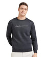 Qube By Fort Collins Men's Cotton Crew Neck Sweatshirt
