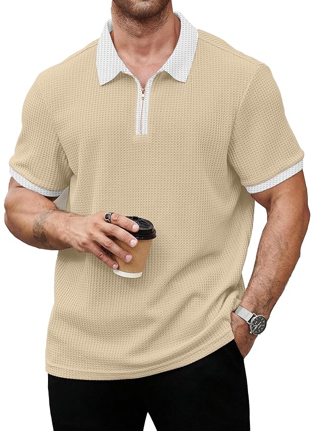 KAJARU Men's Solid Classic Fit T-Shirt