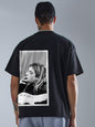 PRONK Men Nirvana Printed Oversized T-shirt