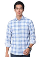 Majestic Man Men Box Checkered Slim Fit Cotton Casual Shirt