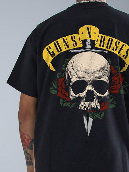 PRONK Men Nirvana Printed Oversized T-shirt