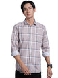 Majestic Man Men Box Checkered Slim Fit Cotton Casual Shirt